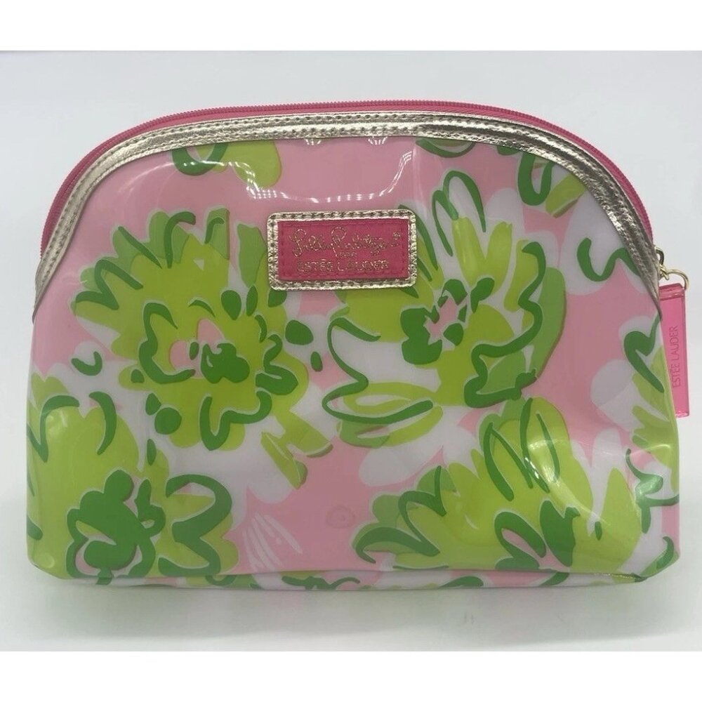 Estee Lauder Floral Cosmetic Makeup Bag‎ by Lilly Pulitzer Pouch Tote Designer